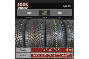 Шины БУ 245 40 R 18 Michelin Cross Climate 2 всесезонная резина