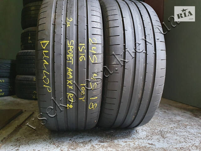 Шины бу 245/45 R18 Dunlop