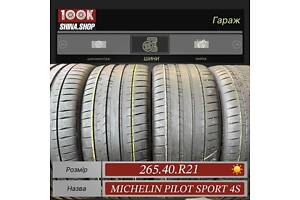 Шины БУ 265 40 R 21 Michelin Pilot Sport 4 Резина лето комплект