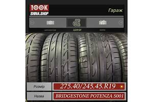 Шины БУ 275 40 245 45 R 19 Bridgestone Potenza S001 Резина лето