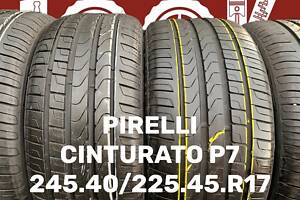 Шины Бу Pirelli cinturato p7 245 40 225 45 R 17 7.5-8мм 18-20 год