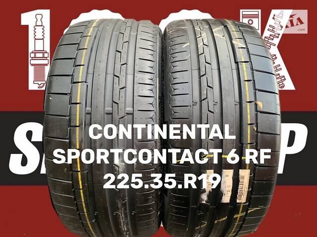 Шины новые Continental sportcontact 6 run flat 225 35 R19 20 год