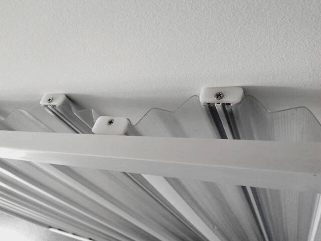 Ширма для душу напівкругла кутова 90х90х185. Двері гармошка в душ.Пластикові ширми для ванни. - Фото 5