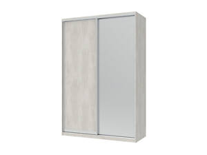 Шкаф купе Сити Лайт Doros Белое дерево 1 ДСП / 1 Зеркало 150х60х225 (44900004)