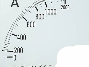 Шкала для амперметра А-96-6 1000/5А 96x96мм [A0190010089] А-96-6 АСКО