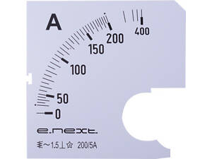 Шкала для амперметра щитового e.meter72.a200.scale AC 200A [s066004]