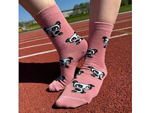 Шкарпетки жіночі високі 1 пара 'Панда' 36-41 р