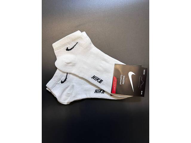 Шкарпетки Nike Elite Cushloned Fit-Dry White 12 пар. 36-41 one size - Фото 1