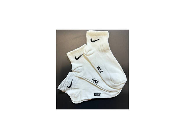 Шкарпетки Nike Everyday Plus white 'Dri-Fit' 12 пари. one size - Фото 1