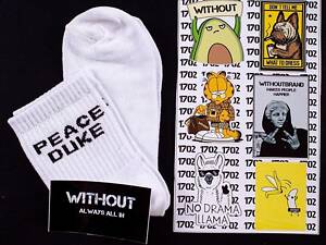 Носки Without Peace Duke 36-44 White