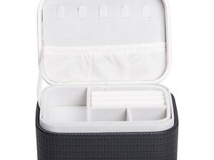 Скринька для прикрас з еко шкіри 15.5×11.5×8.5 ​​органайзер для ювелірних виробів HP-5-37B