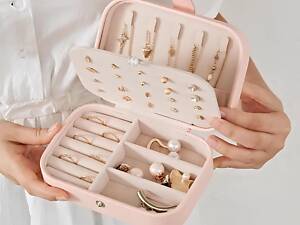 Шкатулка для ювелирных изделий RESTEQ, Коробка для сережек, колец, Многофункциональная шкатулка для украшений