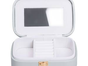 Шкатулка-органайзер для украшений YIWU 15x10x5 см Оливковый (HP-5-33TU)