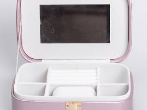 Шкатулка-органайзер для украшений YIWU 20x14x7 см Сиреневый (HP-5-32P)