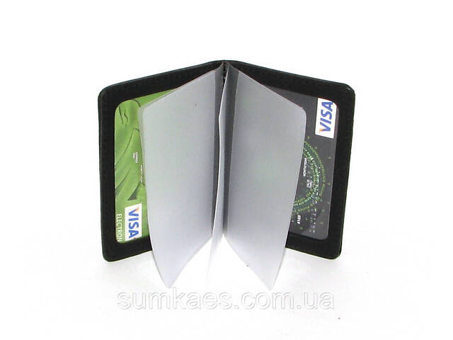 Шкіряна документниця DNK mini doc file H чорна (col.J) - Фото 4