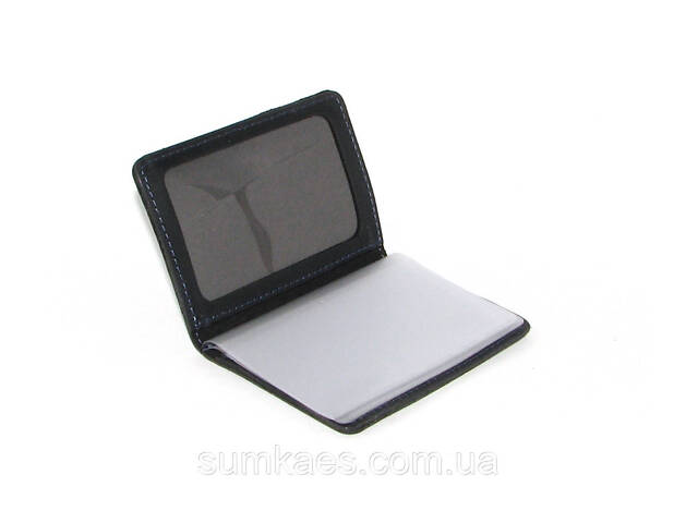 Шкіряна документниця DNK mini doc file H синя (col.K) - Фото 4