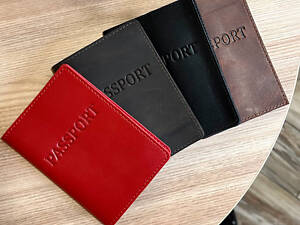 Шкіряна обкладинка для паспорта з написом 1940