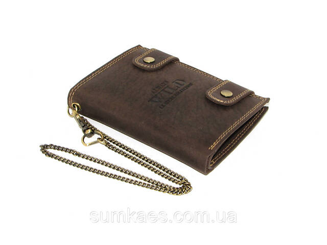 Шкіряний гаманець Always Wild 2901-BIC темно-коричневий - Фото 3