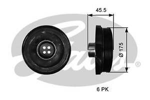 Шкив коленвала, E81/E87/F20/F21/E90/F30/F10 2.0 04-