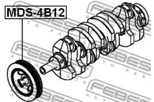 ШКИВ КОЛЕНВАЛА 4B12