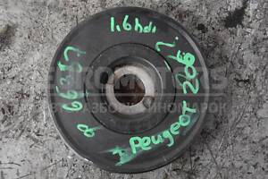 Шкив коленвала демпферный 6 ручейков Peugeot 206 1.6hdi 1998-2012 544007910 93635