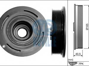 Шкив коленвала MasterTrafic 2.2-2.5 dCi 03- (7PK) RENAULT 8200802666 на OPEL MOVANO самосвал (H9)