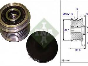 Шків привідного паса INA 535020310 на OPEL ASTRA J Sports Tourer