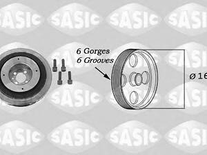 Шків привідного паса SASIC 9001813 на FIAT BRAVA (182)