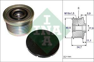 Шкив приводного ремня Renault Laguna 2001-2007 INA 535 0088 10