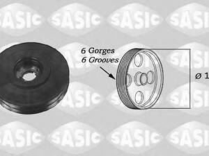 Шкив (производство Sasic) SASIC 2150011 на PEUGEOT 206 Наклонная задняя часть (2A/C)