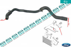 Шланг/патрубок/трубка системи охолодження (від помпи до розширювального бачка) 2S718B081CC Ford/ФОРД MONDEO III 200