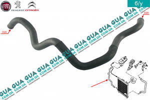 Шланг/патрубок/трубка системи охолодження (розширювальний бачок) 1307SY Citroen/СІТРОЕН BERLINGO (M59) 2003-2008
