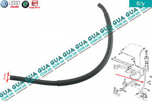 Шланг / патрубок гидроусилителя руля ( трубка ГУРа ) 701422881H VW / ВОЛЬКС ВАГЕН TRANSPORTER IV 1990-2003 / ТРАНСПОРТЕ