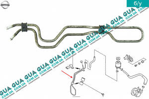 Шланг/патрубок гідропідсилювача керма ( трубка низького тиску ГУРу ) 49721BM422 Nissan/НІССАН ALMERA N16/АЛЬМЕРА Н1