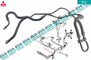 Шланг / патрубок гидроусилителя руля ( трубка низкого давления ГУРа ) правый руль (англ.) 4455A361 Mitsubishi / МИТСУБИС
