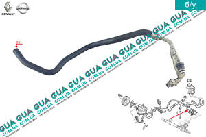 Шланг / патрубок гидроусилителя руля ( трубка от рейки к бачку ГУР ) 4X4 8200055772 Renault / РЕНО KANGOO 1997-2007 / КА