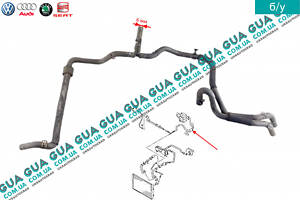 Шланг / патрубок системы охлаждения ( трубка ) 1K0122447AD Skoda / ШКОДА OCTAVIA 1996-, VW / ВОЛЬКС ВАГЕН SHARAN 1995-2