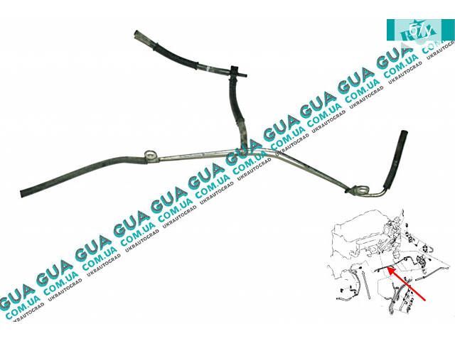 Шланг / патрубок вакуумной системы ( трубка ) 2570730020 Toyota / ТОЙОТА HILUX III 2007-, Toyota / ТОЙОТА LAND CRUISER 2