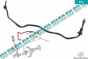 Шланг / патрубок вакуумной системы ( трубка ) A2104300329 Mercedes / МЕРСЕДЕС E-CLASS 1995- / Е-КЛАСС