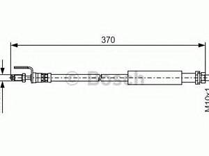 Шланг гальм. передній BOSCH 1987481487 на FORD TRANSIT автобус