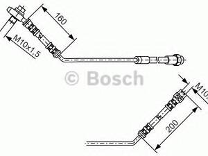 шланг тормозной BOSCH 1987476054 на BMW X5 (E53)