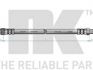 Шланг тормозной NK 853936 на NISSAN KUBISTAR фургон (X80)