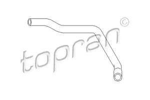 Шланг радиатора TOPRAN 103538 VW Passat, Golf, Jetta, 1.6-2.0, 83-96