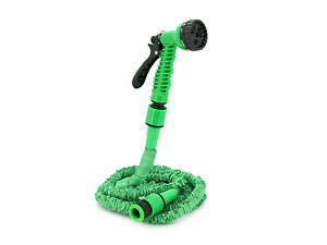 Шланг Садовий KY-75G, 7.5-22,5м, Green, + розпилювач, насадка на кран, Box