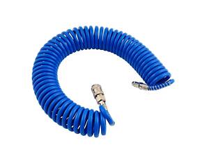 Шланг спиральный Intertool - 15 м 5,5 х 8 мм полиуретановый