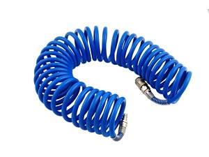 Шланг спиральный Intertool - 5 м 6,5 х 10 мм полиуретановый