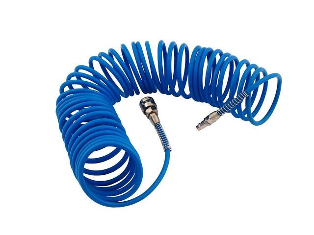 Шланг спіральний Mastertool — 20 м 5 х 8 мм поліуретановий - Фото 1