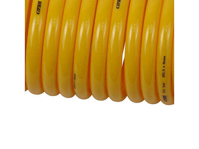 Шланг спіральний PU 5м 5.5×8мм GRAD (7011715) - Фото 3