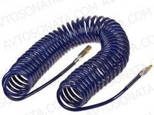 Шланг спіральний для пневмоінструменту 8х12ммх20м (поліуретан) ШП-81220 синій