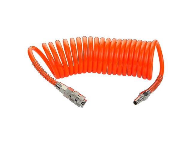 Шланг спиральный полиэтиленовый (PЕ) 5м 6.5×10мм GRAD (7011365) - Фото 1